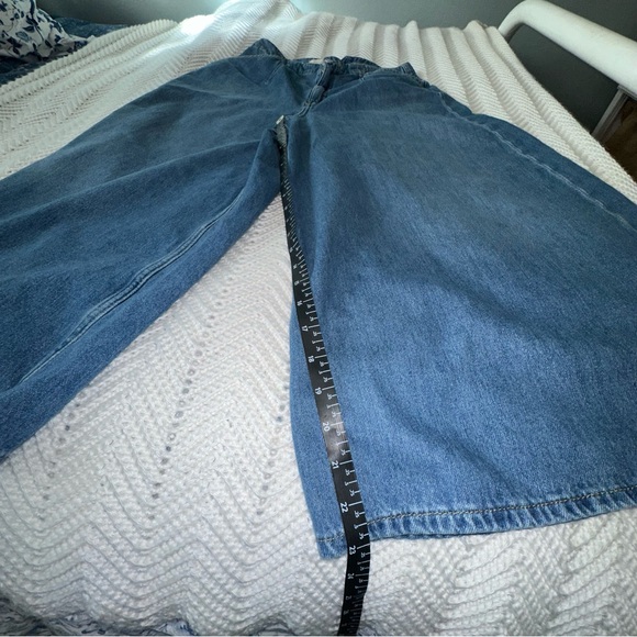 Anthropologie Pilcro A-line Trapeze High Rise Wide Leg Jean - 30 - Picture 7 of 9